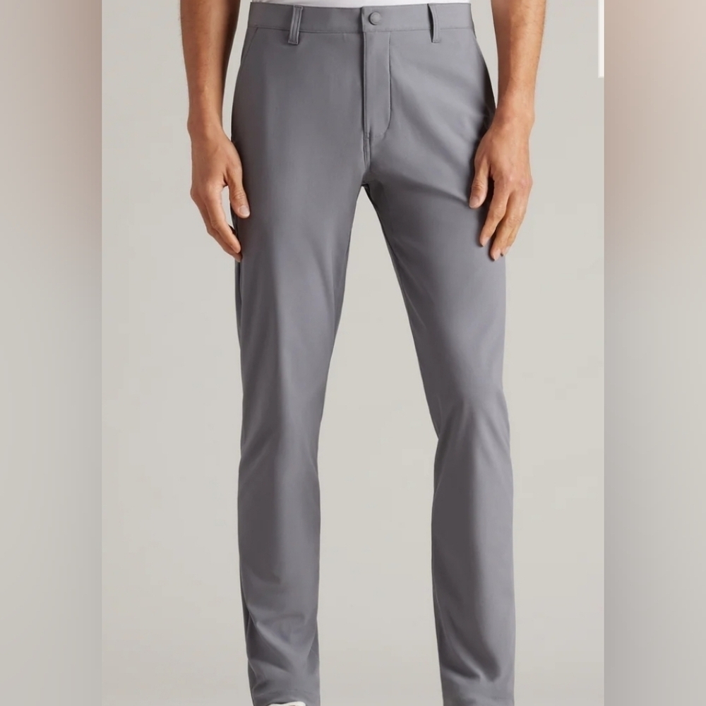 Rhone Pants Mens 28 Commuter Travel Medium Gray Apparel Trousers